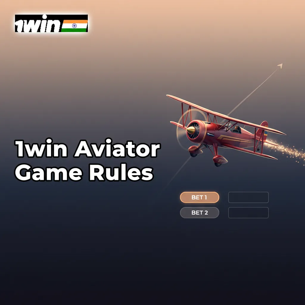 1win Aviator rules: bet, multiplier climbs from 1.00x; cash out before plane leaves; two bets per round; demo; min Rs 10.