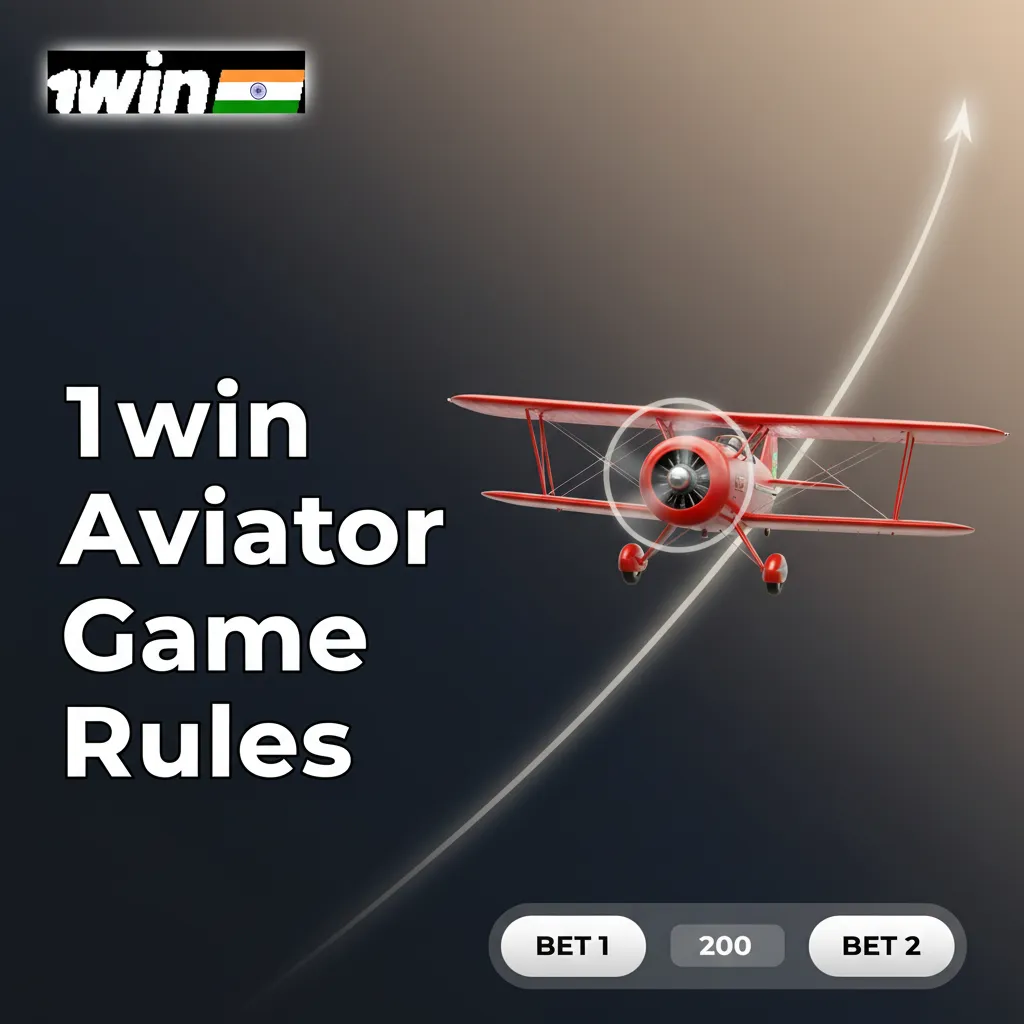 1win Aviator rules infographic: bet before takeoff, watch multiplier rise, cash out before plane flies off.