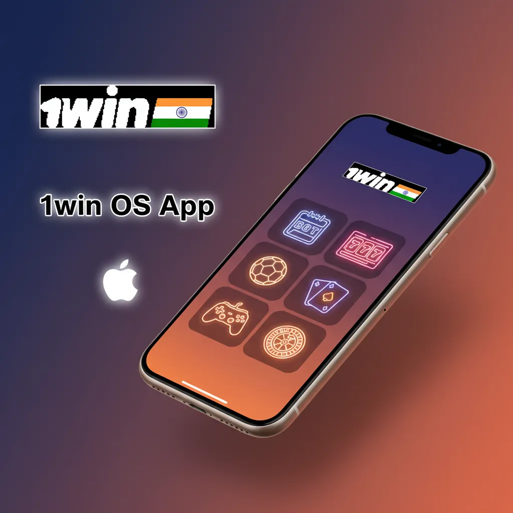 1win iOS app displayed on iPhone and iPad, featuring sports betting, casino, live streams, and fast payments.