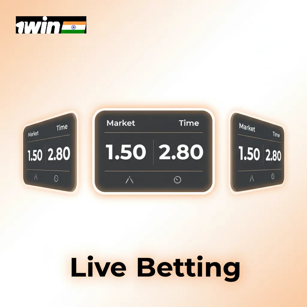 Live betting interface with in-play odds, fast markets, cash-out, and real-time stats across sports.