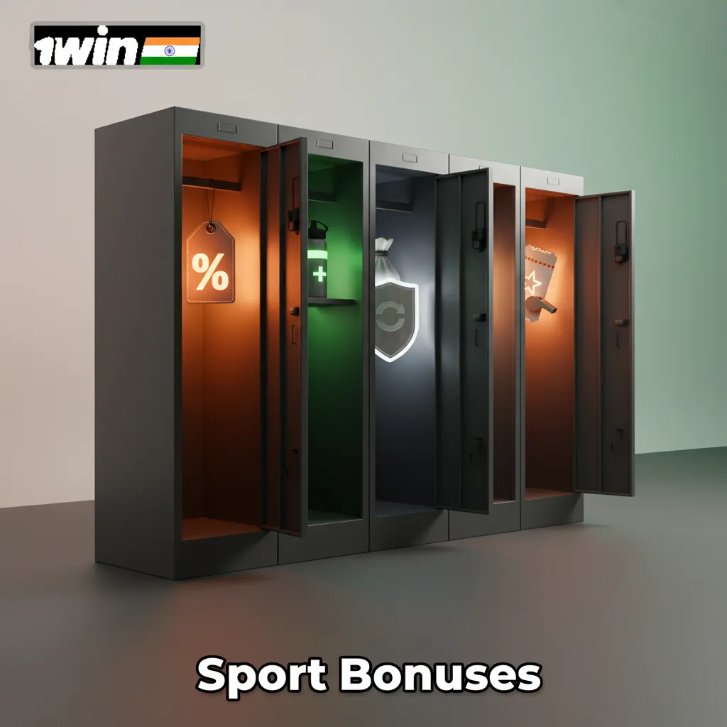 Sport Bonuses banner: First Bet Freebet, Accumulator Boost, Weekly Cashback, Cricket Odds Boost, Esports Risk-Free Bet.