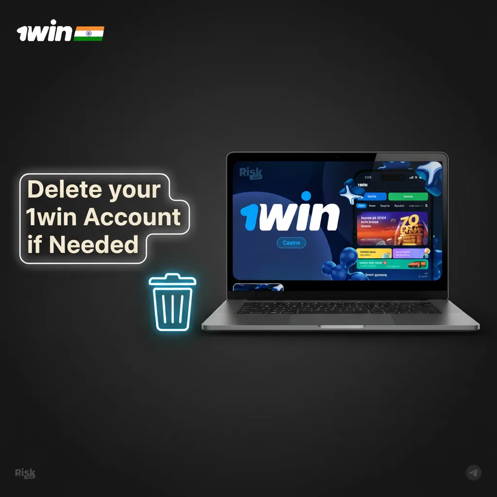 Guide to pause or delete a 1win account: open Responsible Gaming or Support, confirm ID, submit, await confirmation.