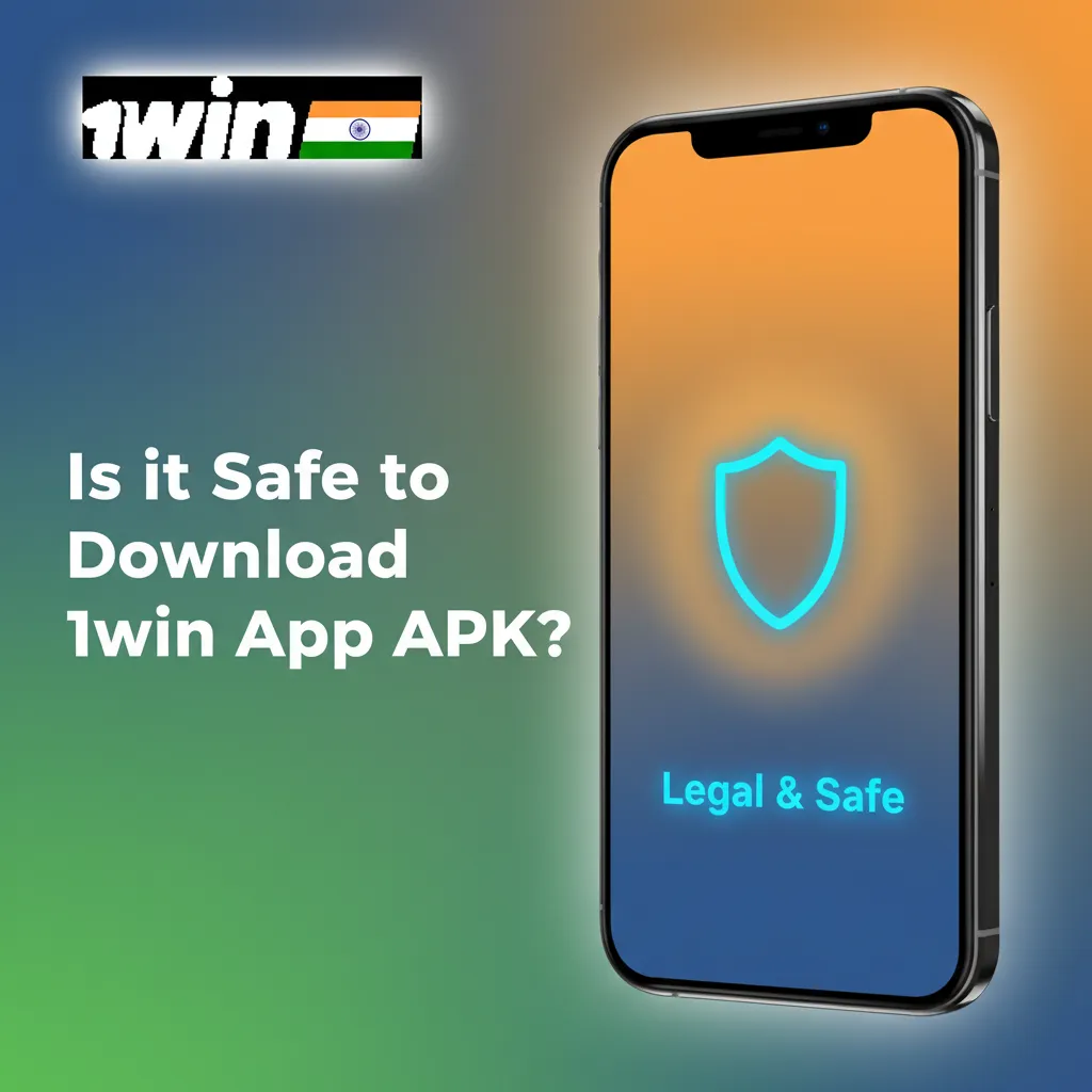 1win APK safety: licensed app with SSL encryption; secure logins/payments; download from official site in India