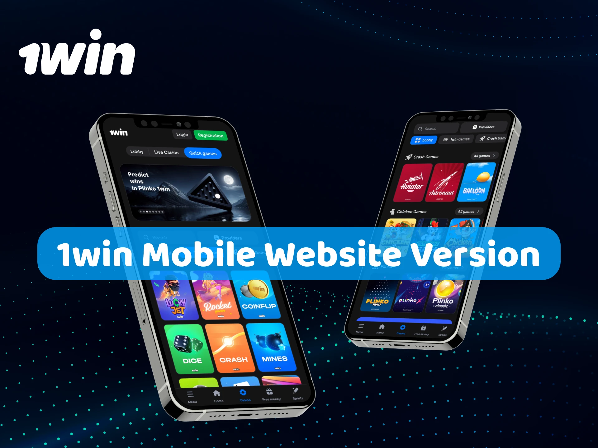 Use the 1win App mobile website version for instant betting access.