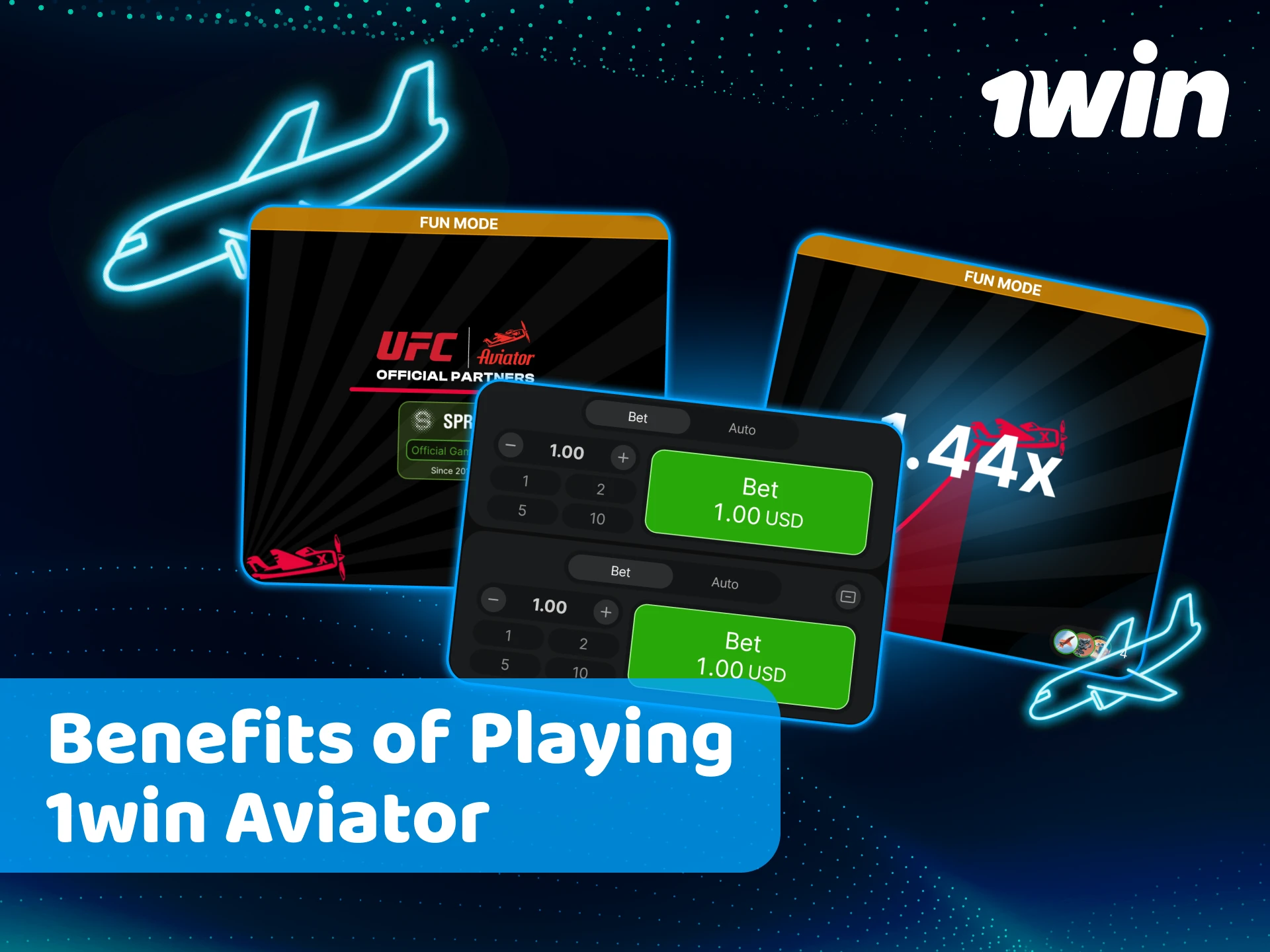 Discover the main benefits of playing the 1win Aviator Game.