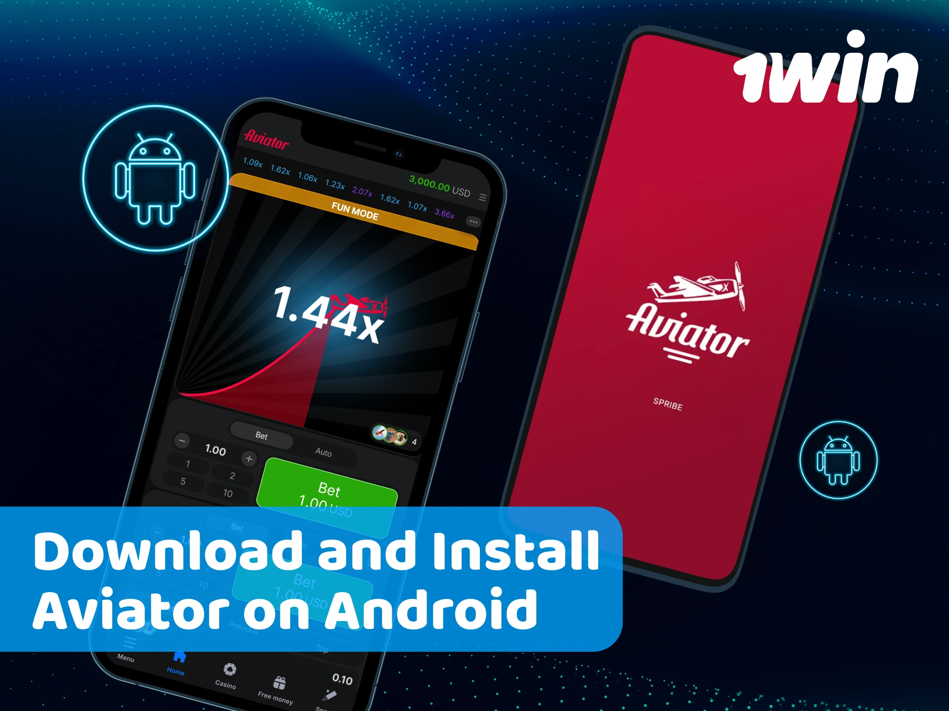Download the 1win Aviator Game on your Android device today.