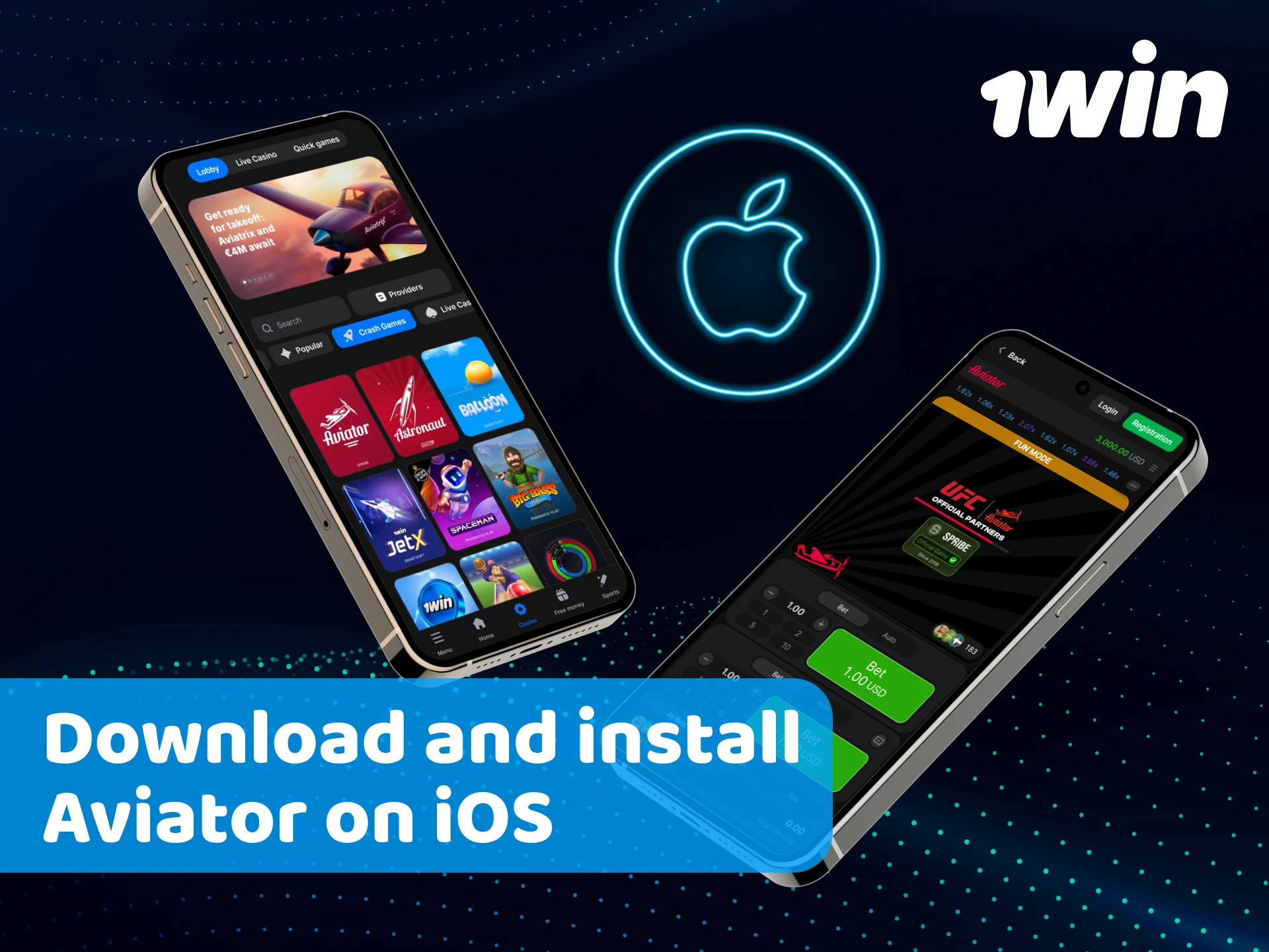 Install the 1win Aviator Game on iOS for mobile betting.