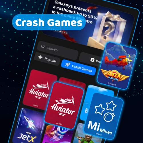 Play exciting crash games for fast payouts at 1win.