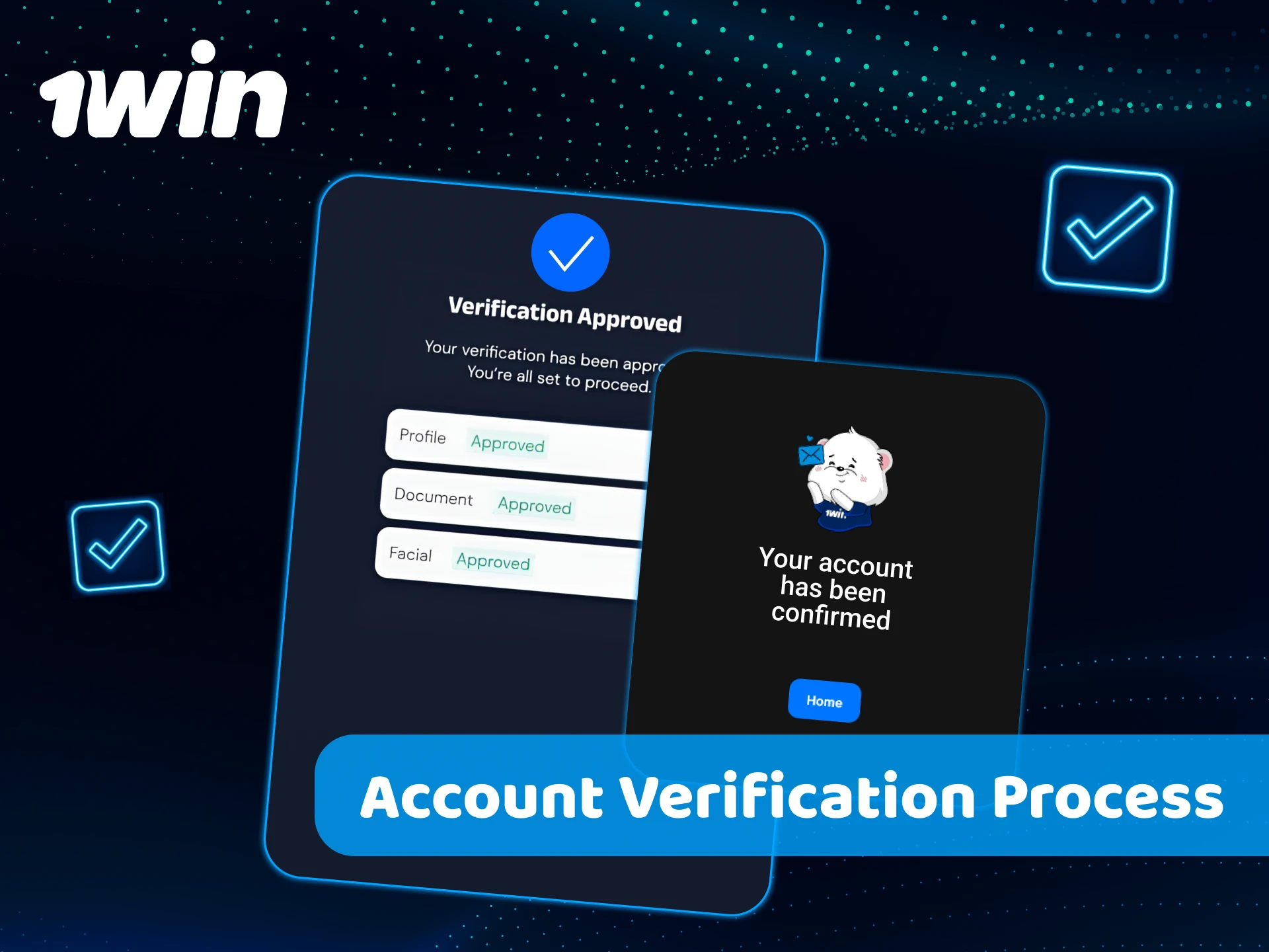 Finish the 1win Registration verification process to secure your account.