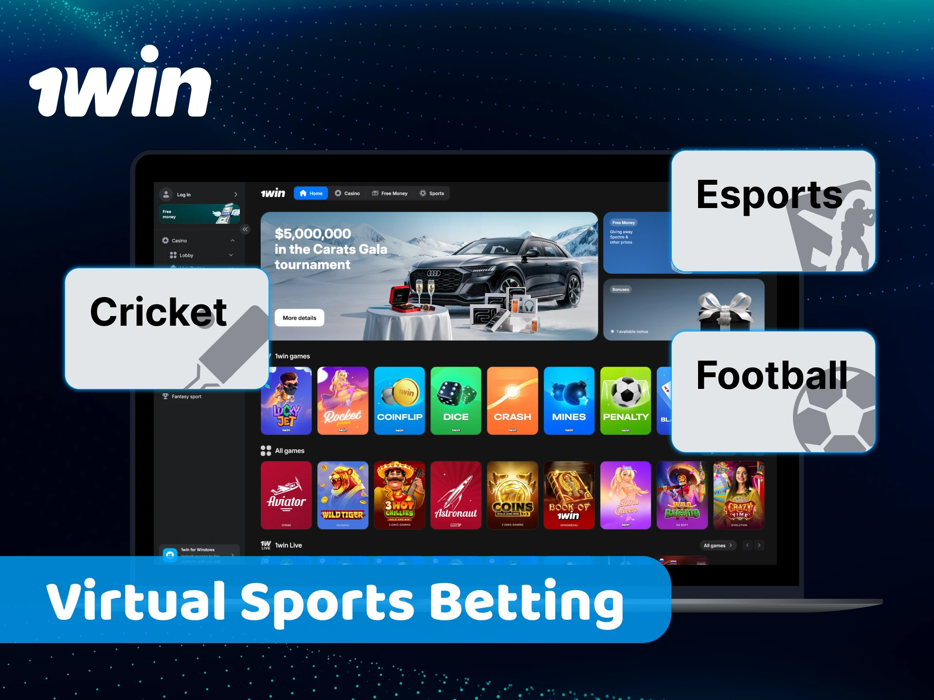 Try virtual sports betting at 1win for non-stop gaming excitement.