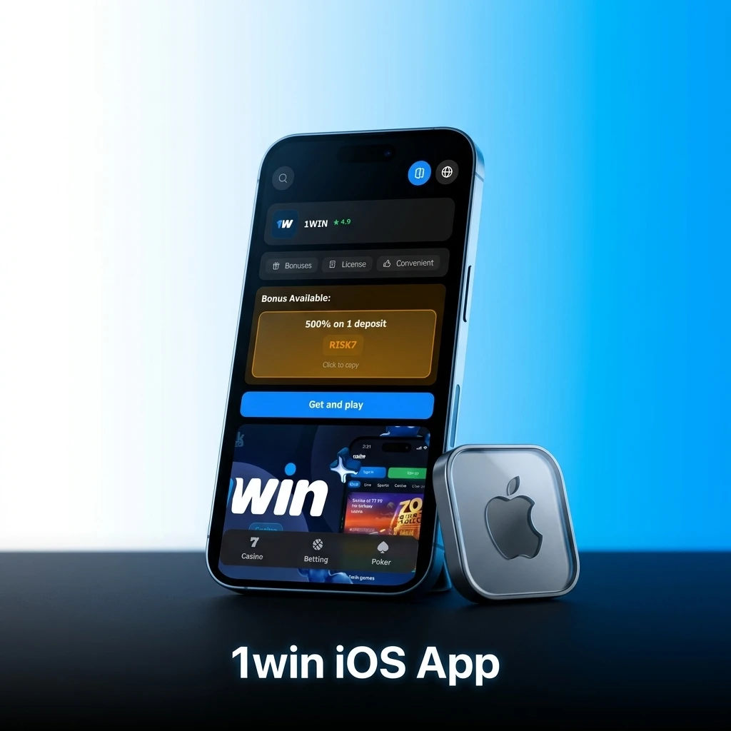 1win iOS app available on iPhone and iPad via App Store, featuring sports betting, casino games, and live events