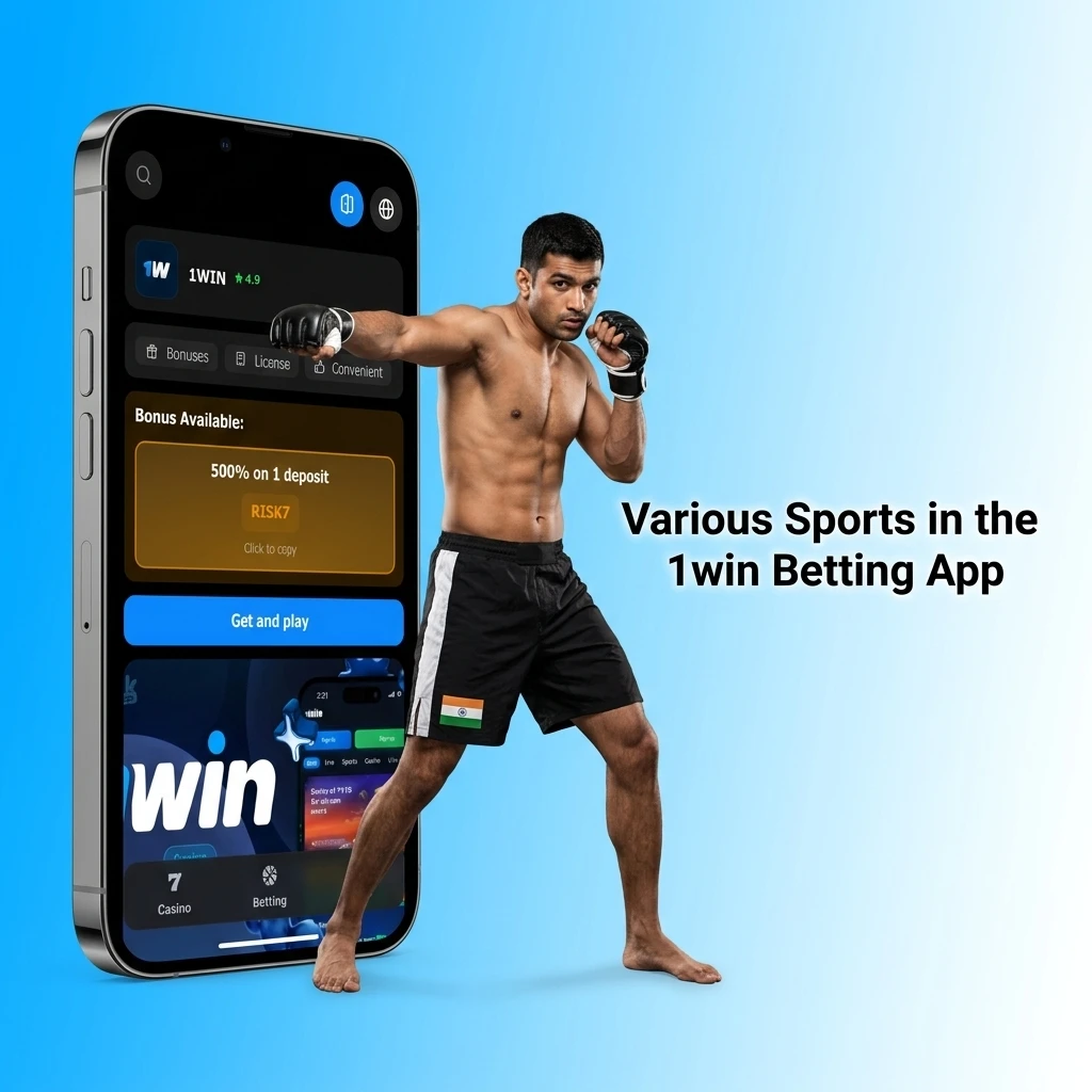 1win betting app sports selection including cricket, football, basketball, tennis, MMA, and eSports like CS:GO and Dota 2